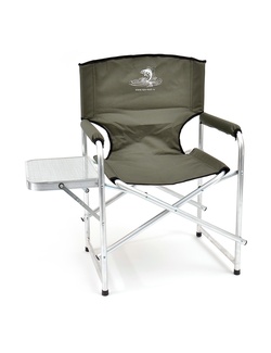 фото Кресло складное КЕДР со столиком AKS-05 (алюминий, хаки)