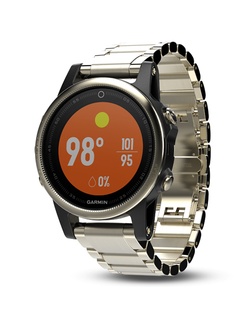 фото Garmin FENIX 5S SAPPHIRE золотистые с металлическим браслетом (010-01685-15)