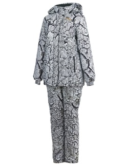 фото Зимний костюм женский «Ева» (алова, черно-белый) TAYGERR