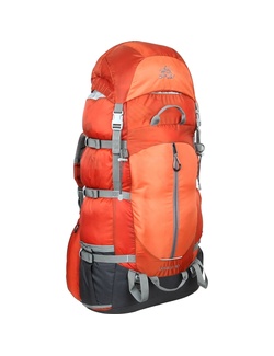 фото Рюкзак туристический мужской треккинговый для похода СПЛАВ BASTION 90 литров (оранжевый)