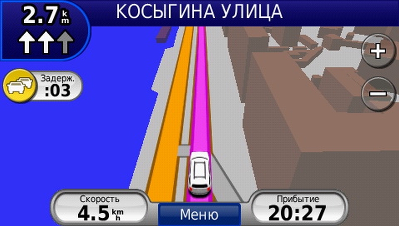 Отображение пробок в GPS навигаторах Garmin, передаваемых при помощи ТМС модуля.