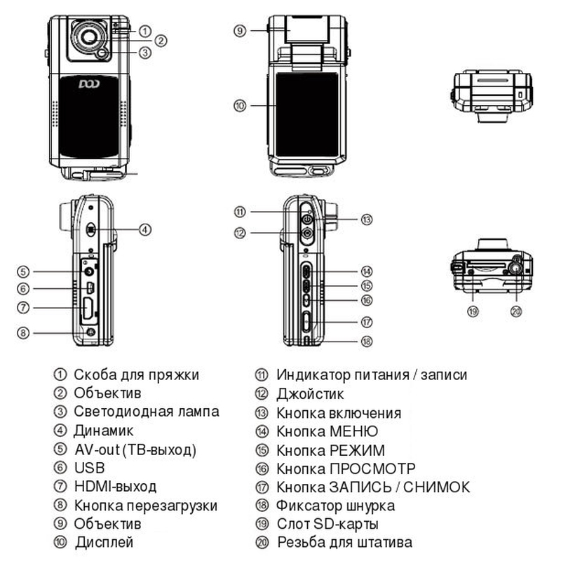 Видеорегистратор f900h инструкция по эксплуатации